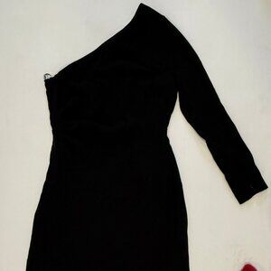 Intermix One shoulder Crepe Dress